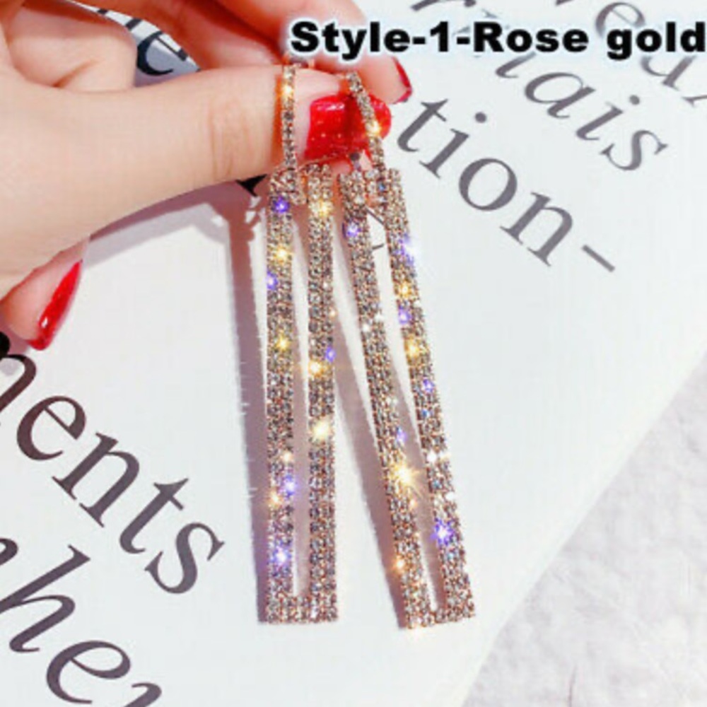 NEW 18k rose gold plated Gorgeous Earrings